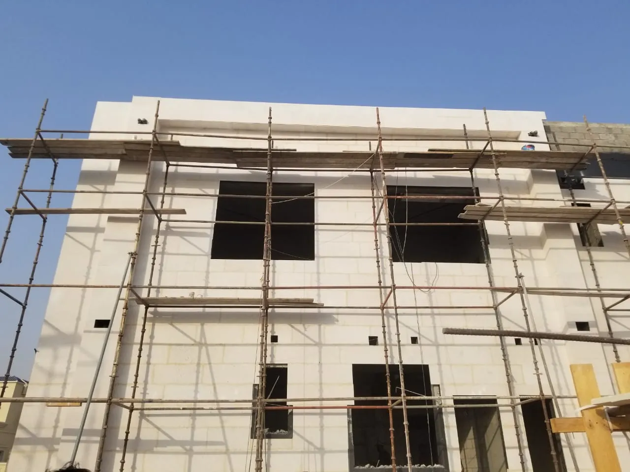 Villa construction in progress, Dubai villa construction site — photo 2