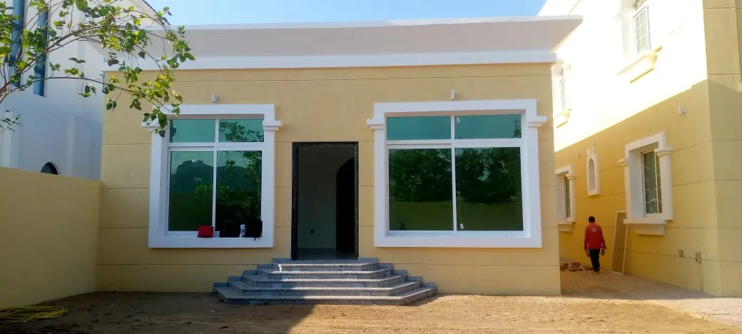 Completed villa exterior built by Earth Cone