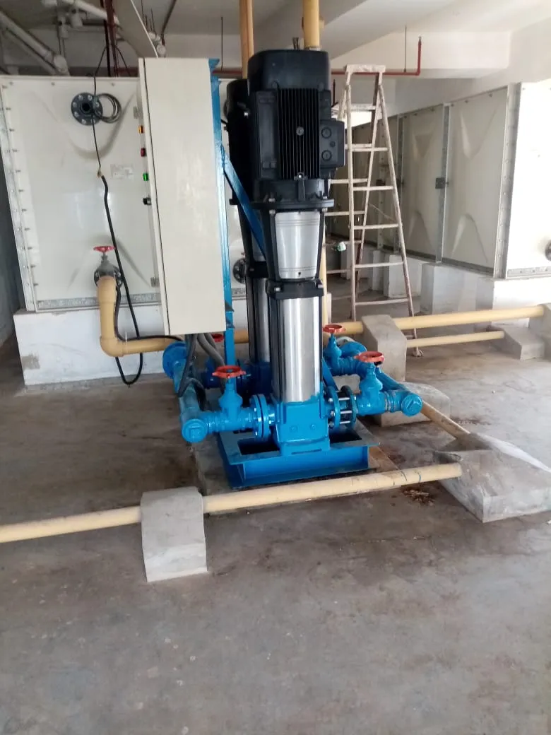 Water pump installation, UAE building — photo 1